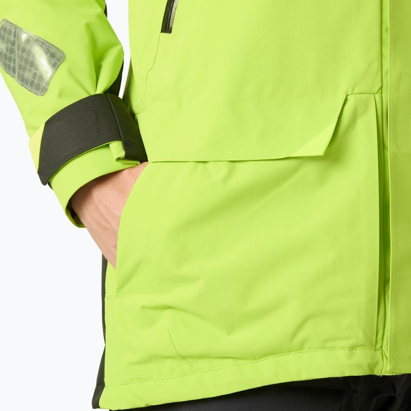 Giacca da vela da uomo Helly Hansen Skagen Offshore luminous green 9
