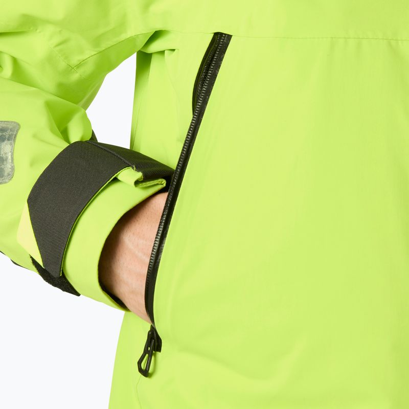 Giacca da vela da uomo Helly Hansen Skagen Offshore luminous green 10