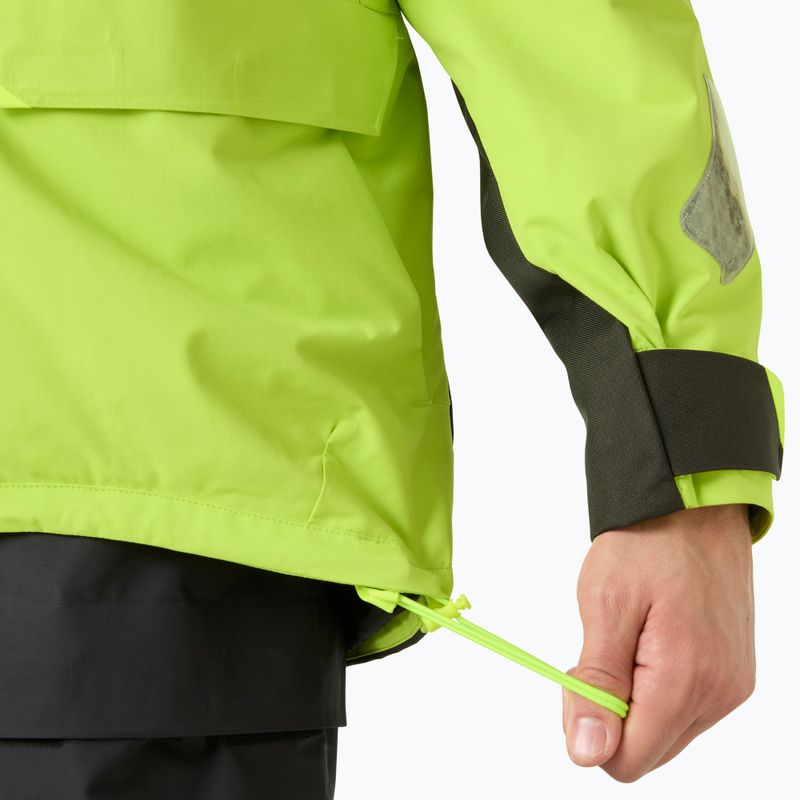 Giacca da vela da uomo Helly Hansen Skagen Offshore luminous green 11