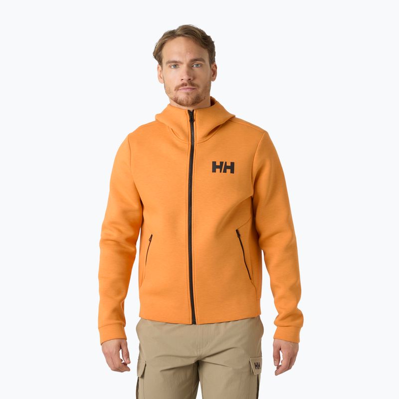 Felpa da vela uomo Helly Hansen HP Ocean Full Zip 2.0 ignite orange