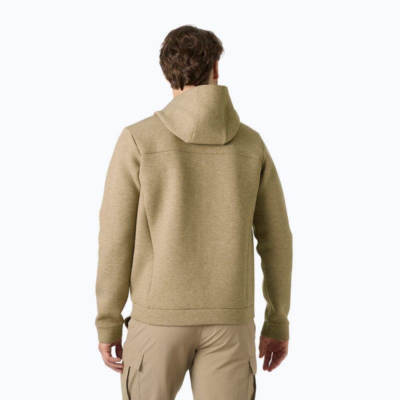 Felpa da vela uomo Helly Hansen HP Ocean Full Zip 2.0 sepia melange 2