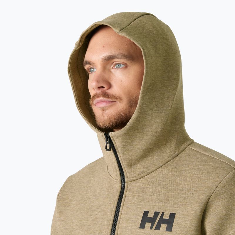 Felpa da vela uomo Helly Hansen HP Ocean Full Zip 2.0 sepia melange 3