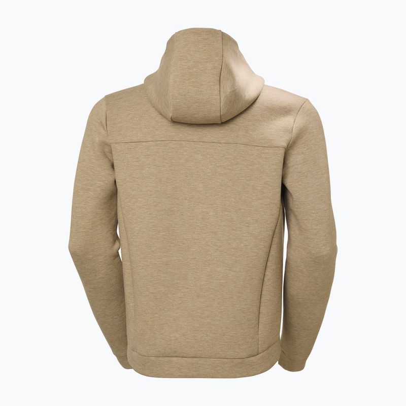 Felpa da vela uomo Helly Hansen HP Ocean Full Zip 2.0 sepia melange 6