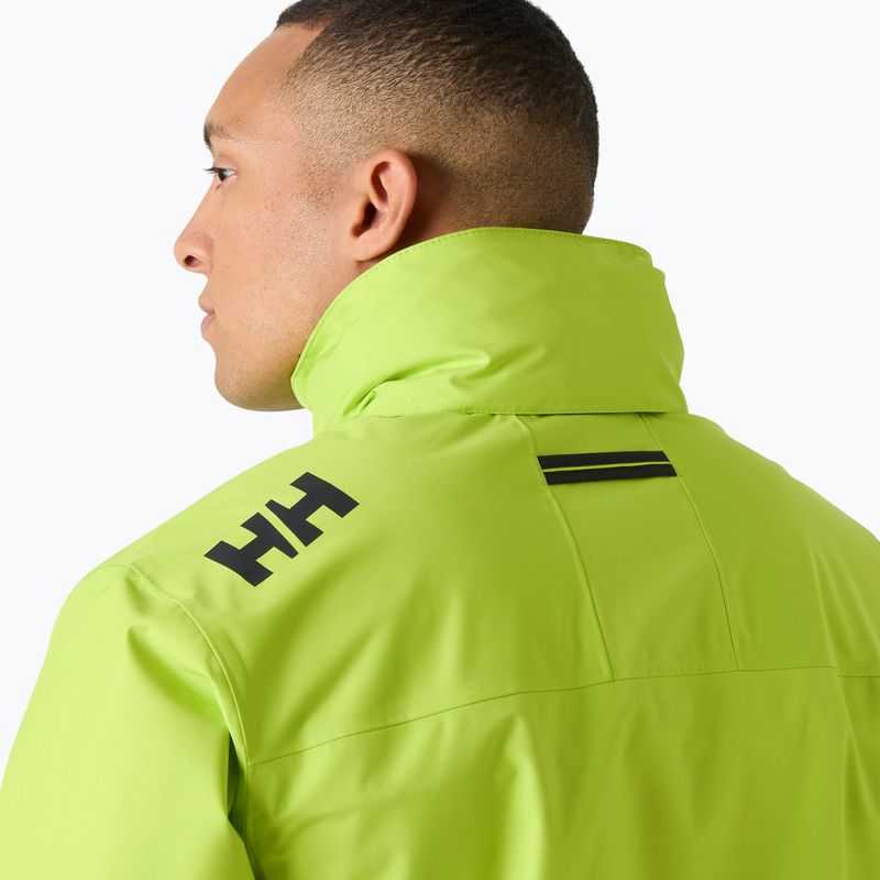 Giacca da vela da uomo Helly Hansen Crew Hooded Midlayer 2 luminous green 4