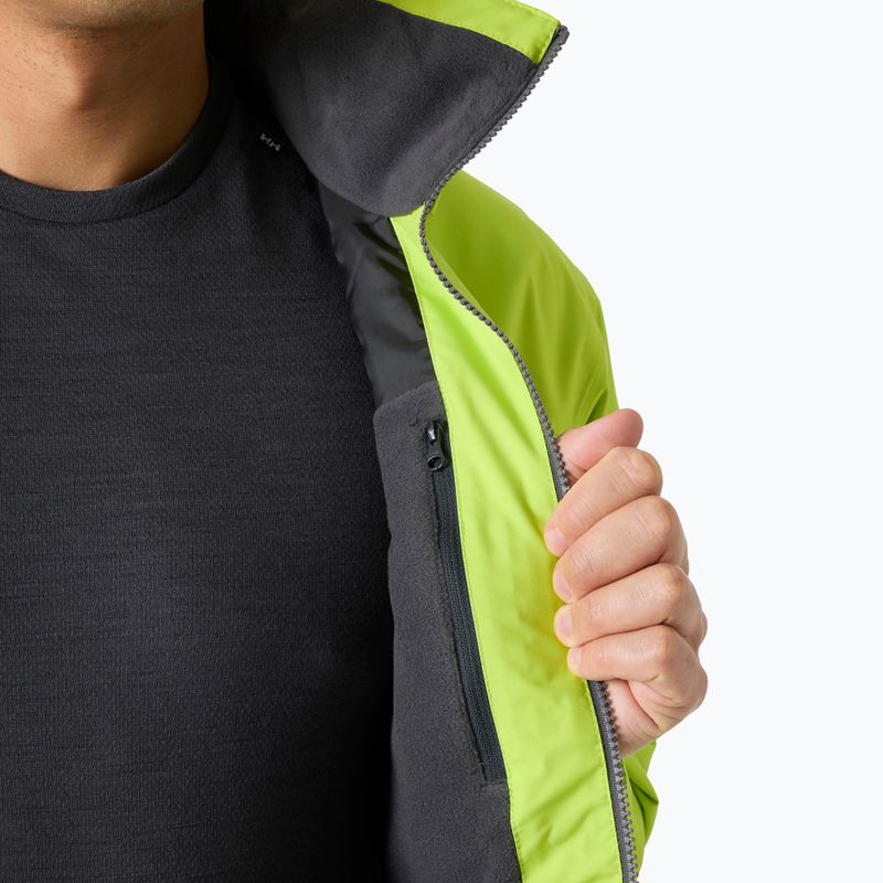 Giacca da vela da uomo Helly Hansen Crew Hooded Midlayer 2 luminous green 6