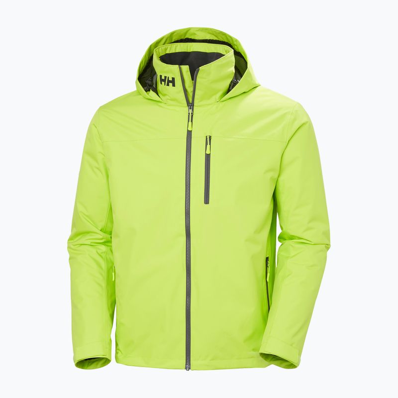 Giacca da vela da uomo Helly Hansen Crew Hooded Midlayer 2 luminous green 9