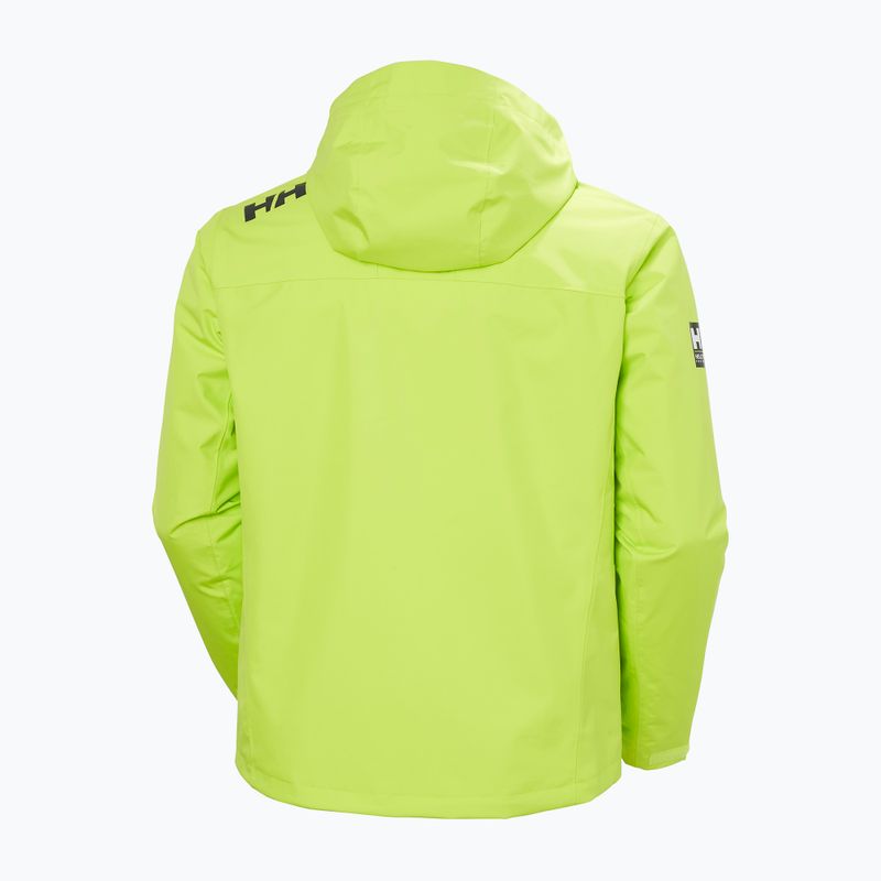 Giacca da vela da uomo Helly Hansen Crew Hooded Midlayer 2 luminous green 10