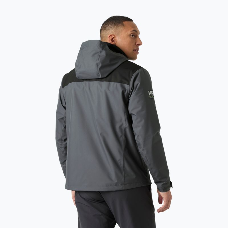Giacca da vela da uomo Helly Hansen Crew Hooded Midlayer 2 thunder grey 2