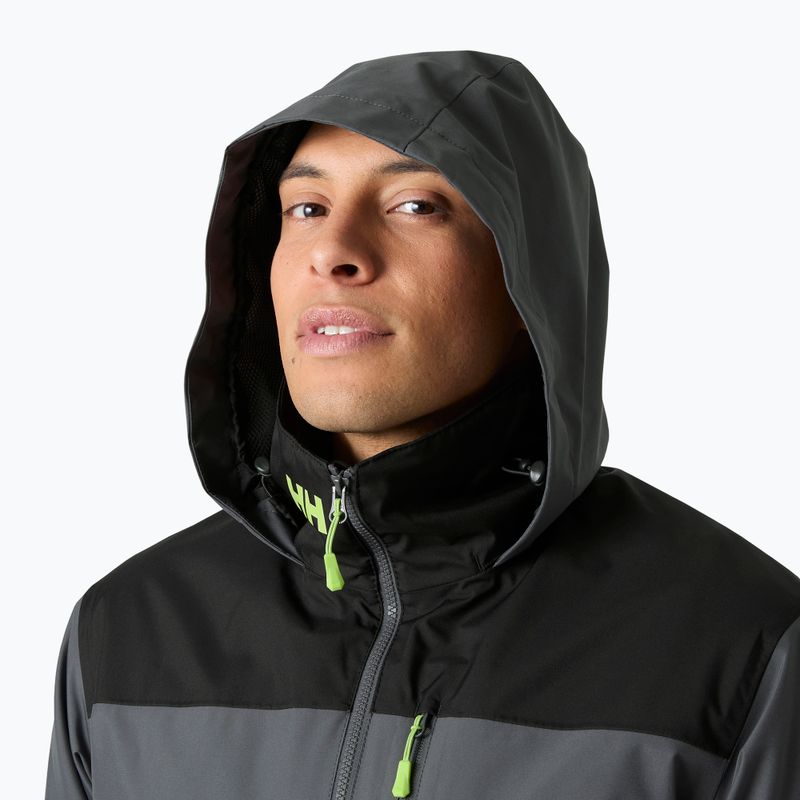 Giacca da vela da uomo Helly Hansen Crew Hooded Midlayer 2 thunder grey 3