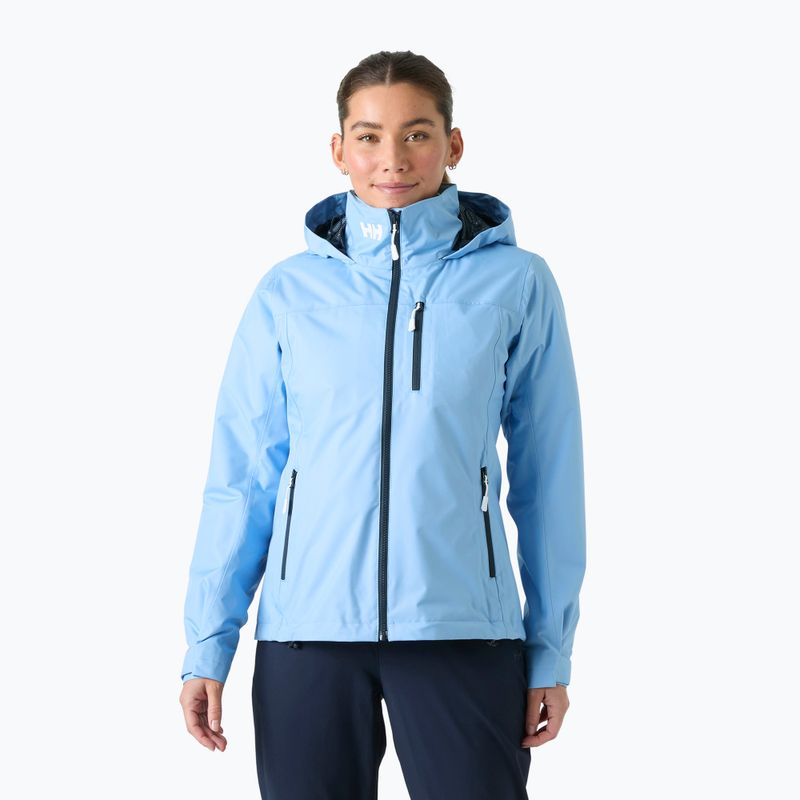 Giacca da vela da donna Helly Hansen Crew Hooded Midlayer 2.0 bright blue