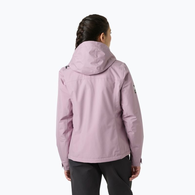 Giacca da vela da donna Helly Hansen Crew Hooded Midlayer 2.0 purple play 2