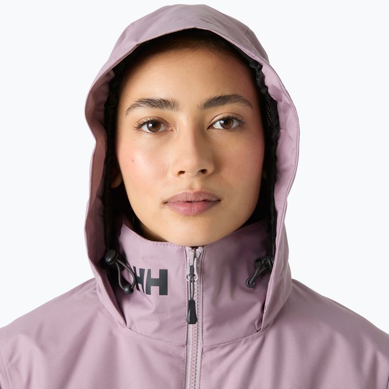 Giacca da vela da donna Helly Hansen Crew Hooded Midlayer 2.0 purple play 3