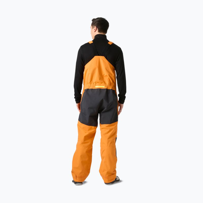Pantaloni da vela da uomo Helly Hansen Pier 4.0 Bib ignite orange 2