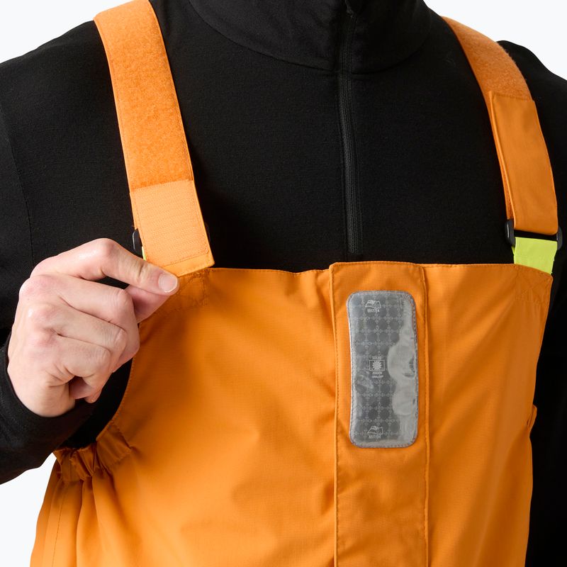 Pantaloni da vela da uomo Helly Hansen Pier 4.0 Bib ignite orange 3