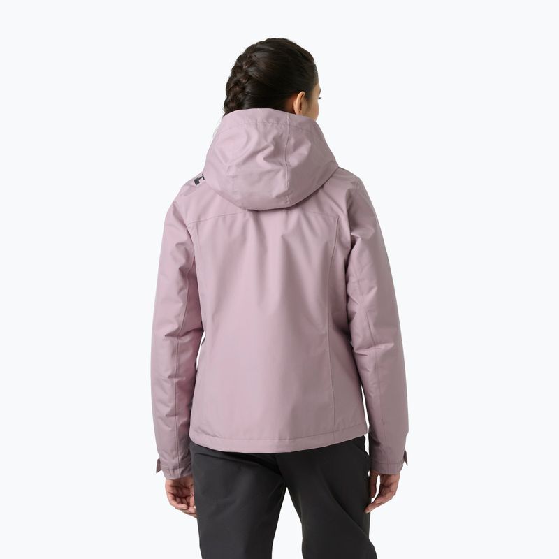 Giacca da vela da donna Helly Hansen Crew Hooded Pile purple clay 2