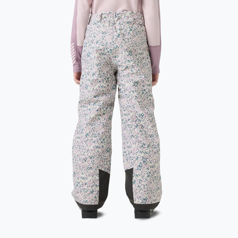 Pantaloni da sci per bambini Helly Hansen Diamond purple clay aop 2