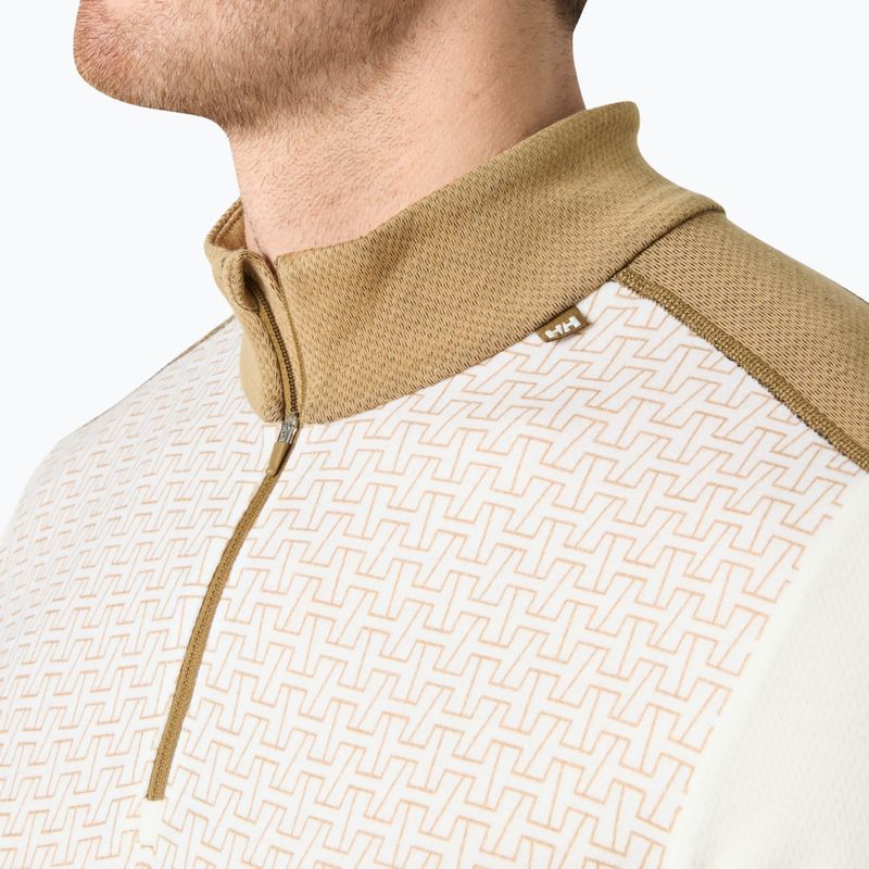 Felpa termica uomo Helly Hansen Lifa Merino Midweight 1/2 Zip snow monogram aop 3