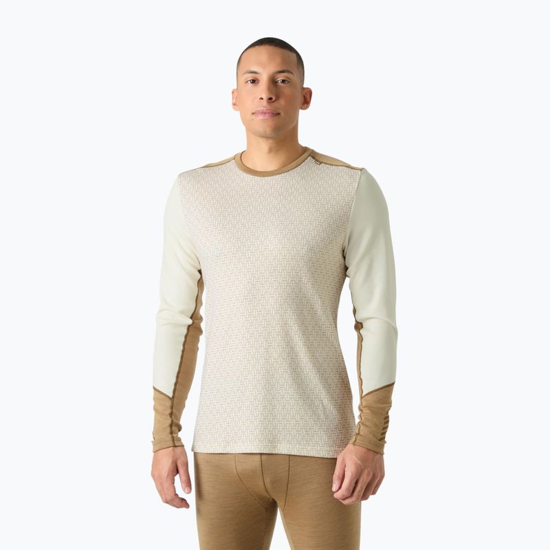 Felpa termica uomo Helly Hansen Lifa Merino Midweight Crew snow monogram aop