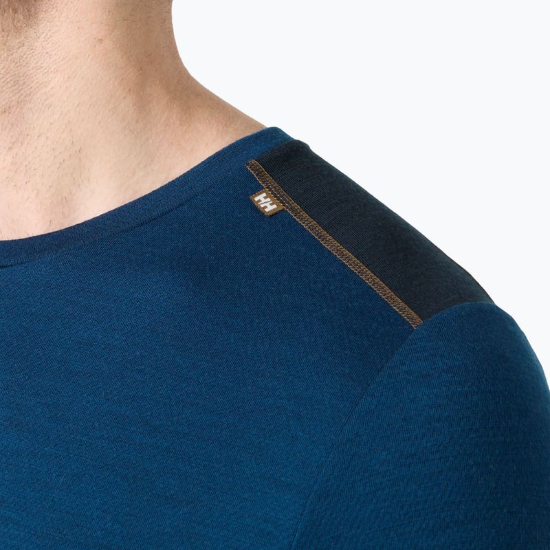 Felpa termica uomo Helly Hansen Lifa Merino Midweight Crew dark blue 3