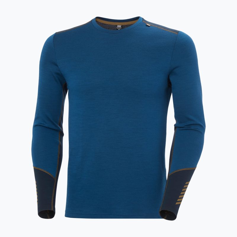 Felpa termica uomo Helly Hansen Lifa Merino Midweight Crew dark blue 4