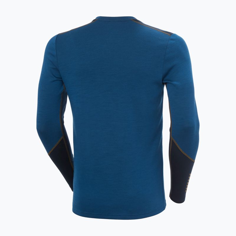 Felpa termica uomo Helly Hansen Lifa Merino Midweight Crew dark blue 5