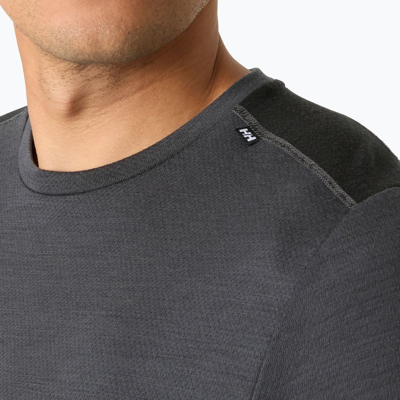 Felpa termica uomo Helly Hansen Lifa Merino Midweight Crew thunder grey 3
