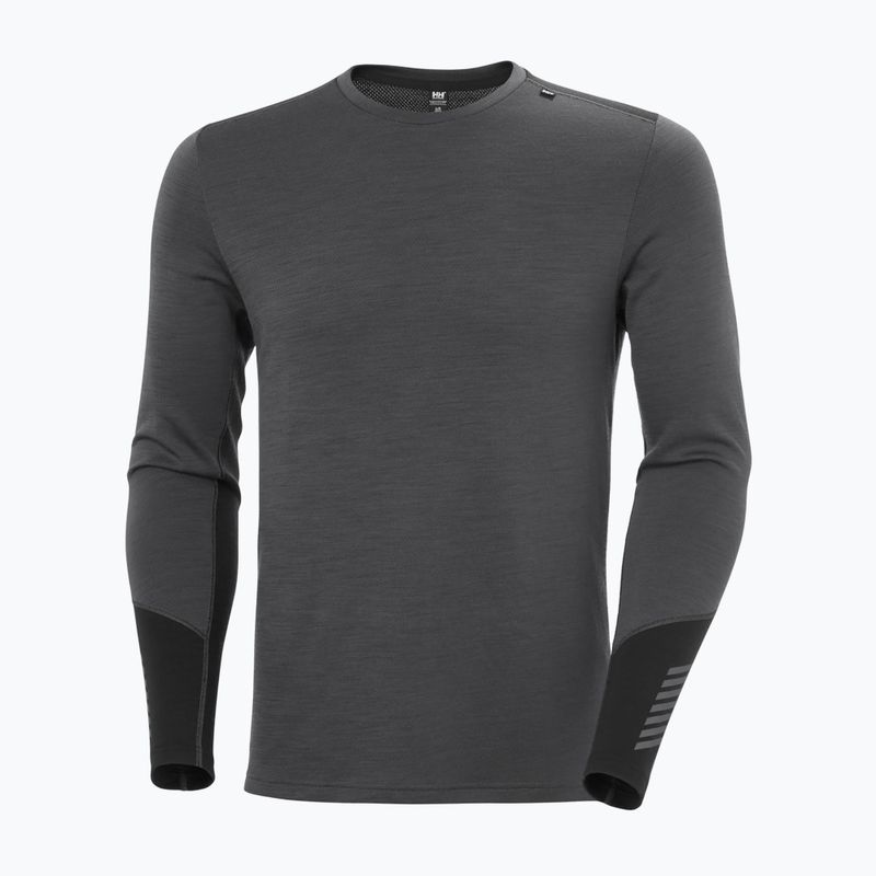Felpa termica uomo Helly Hansen Lifa Merino Midweight Crew thunder grey 5