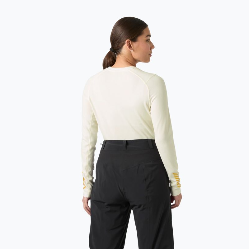 Felpa termica donna Helly Hansen Lifa Merino Midweight Gra snow monogram aop 2
