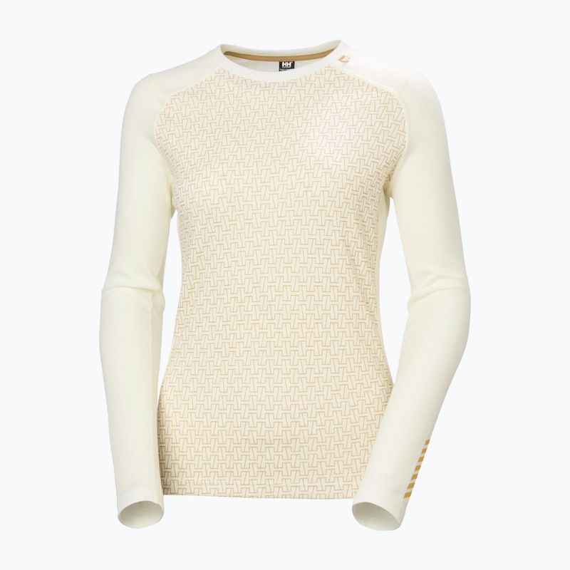 Felpa termica da donna Helly Hansen Lifa Merino Midweight Gra snow monogram aop 5