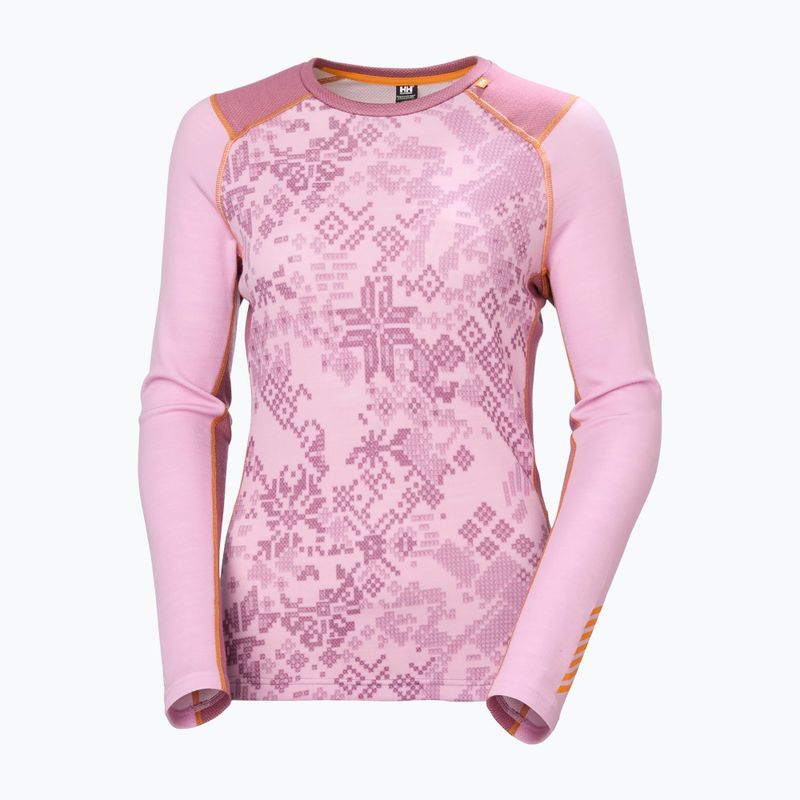Felpa termica donna Helly Hansen Lifa Merino Midweight Gra cherry blossom new nordic 5
