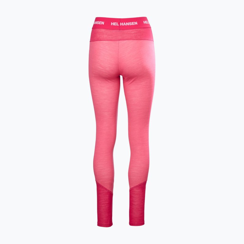 Pantaloni termici da donna Helly Hansen Lifa Merino Midweight hot pink 6