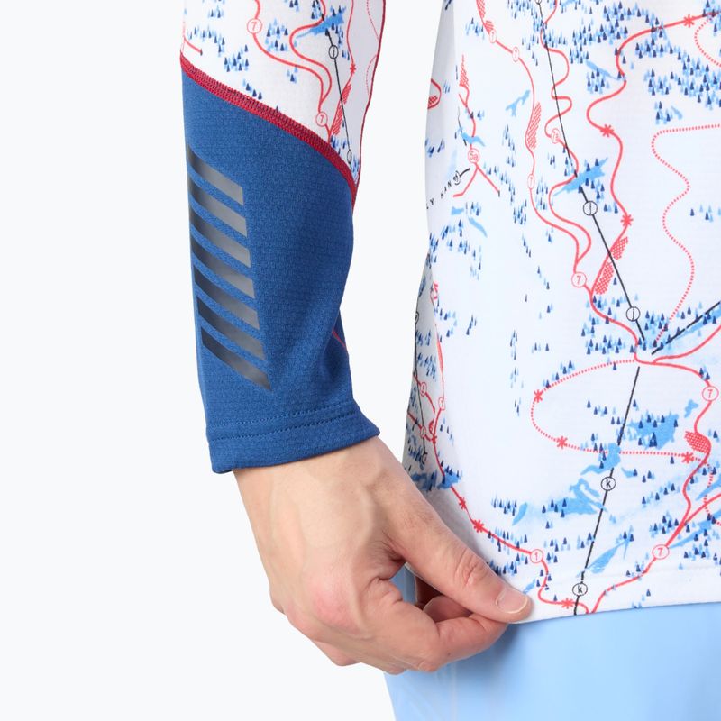 Felpa termica uomo Helly Hansen Lifa Active white slope map aop 4