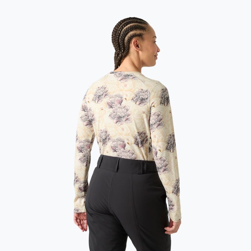 Felpa termica donna Helly Hansen Lifa Active purple clay sakura aop 2