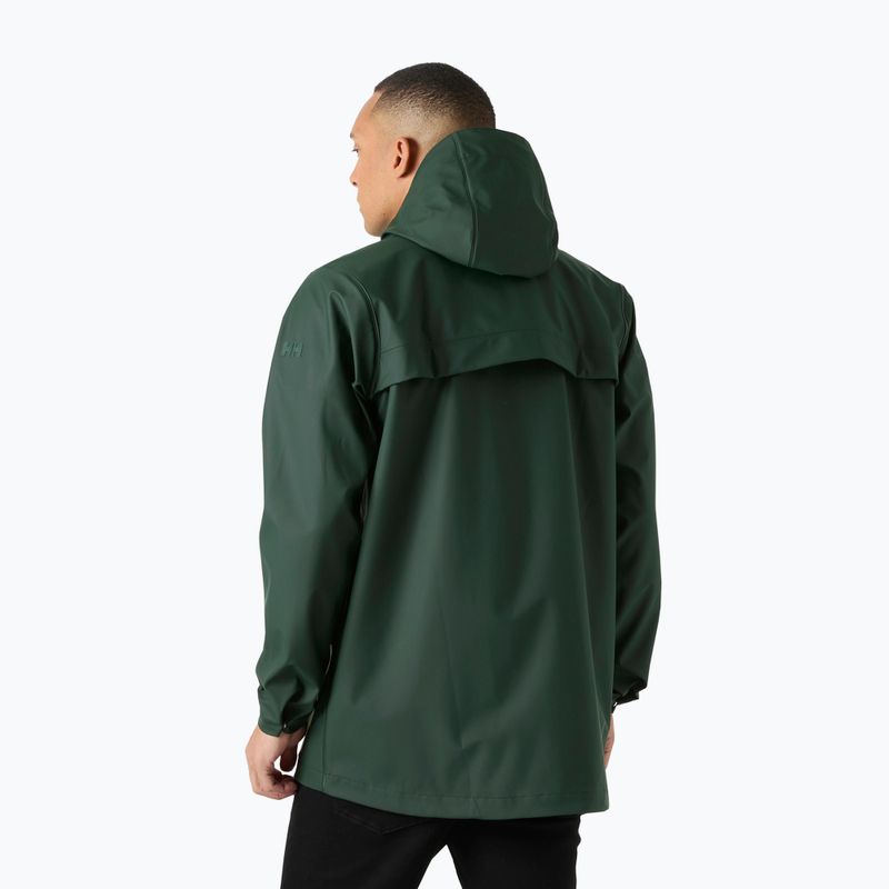 Giacca impermeabile da uomo Helly Hansen Moss Rain Coat dark jungle 2