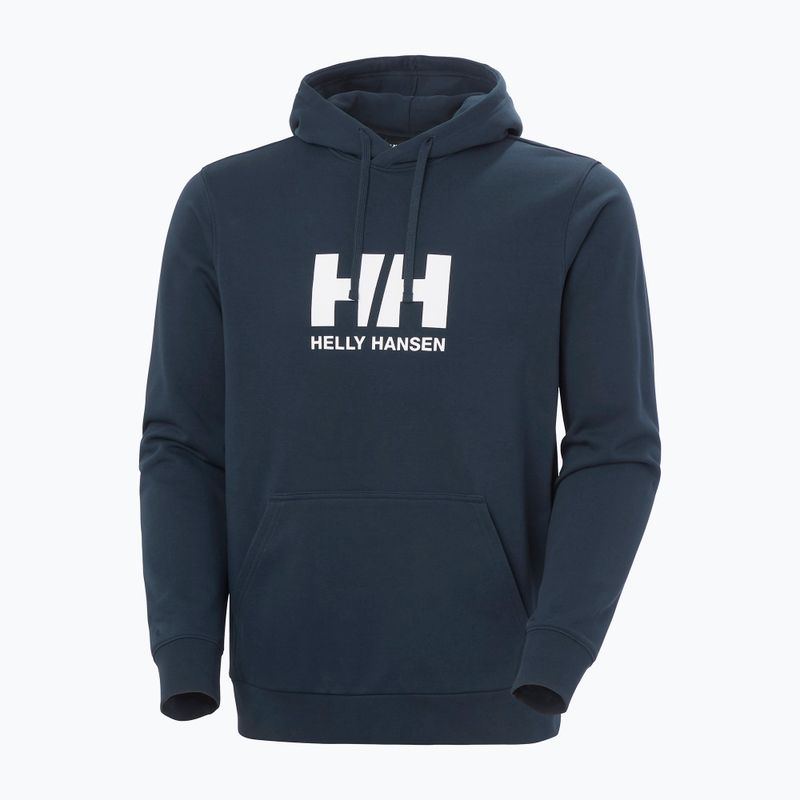 Felpa da uomo Helly Hansen HH Logo Hoodie navy 4