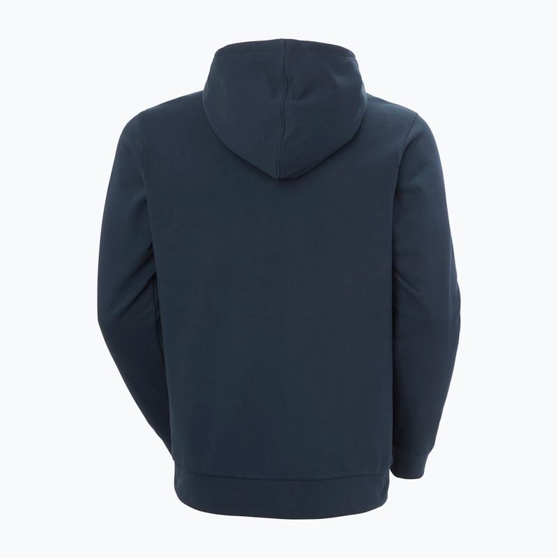 Felpa da uomo Helly Hansen HH Logo Hoodie navy 5