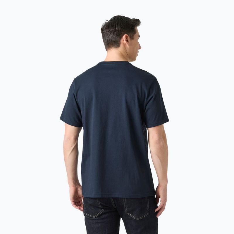 T-shirt da uomo Helly Hansen Logo 3.0 SS navy 2