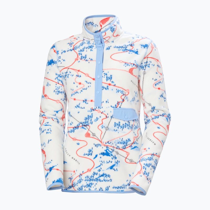 Pile donna Helly Hansen Maridalen Printed Fleece white slope map aop 4