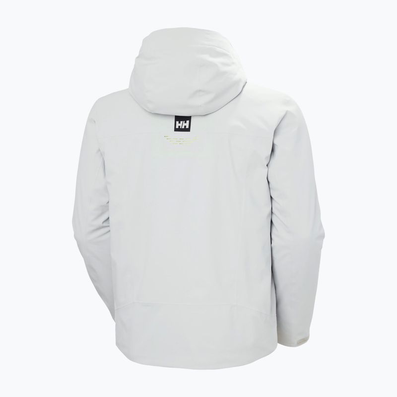 Giacca da sci da uomo Helly Hansen Alpha Lifaloft grey fog 10
