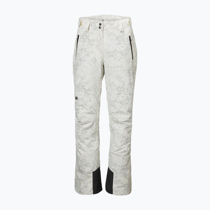 Pantaloni da sci da donna Helly Hansen Legendary Insulated cream new nordic aop 5