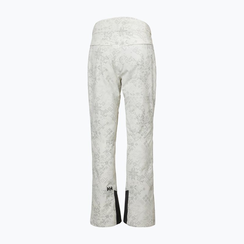 Pantaloni da sci da donna Helly Hansen Legendary Insulated cream new nordic aop 6