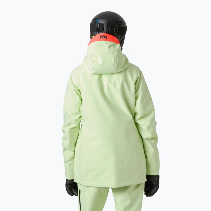 Giacca da sci da donna Helly Hansen Powderqueen 3.0 washed lime 2