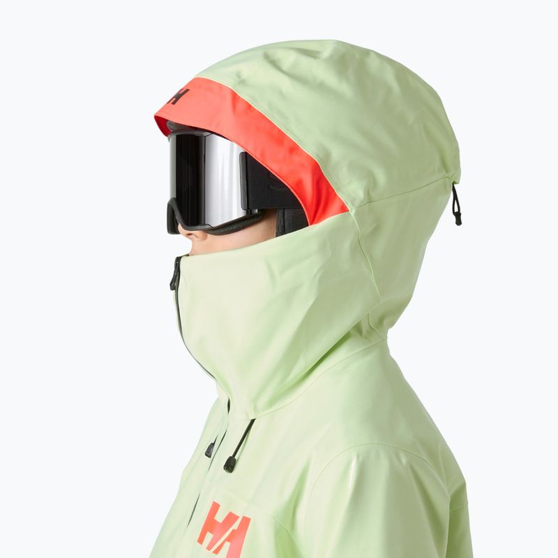 Giacca da sci da donna Helly Hansen Powderqueen 3.0 washed lime 3