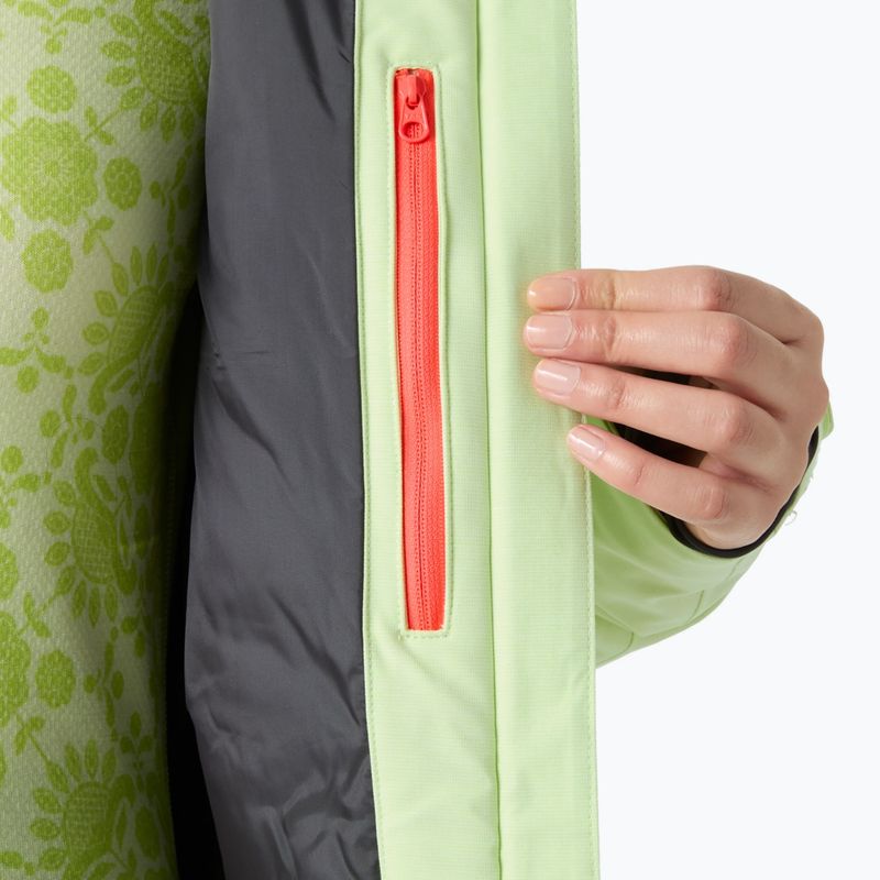 Giacca da sci da donna Helly Hansen Powderqueen 3.0 washed lime 10