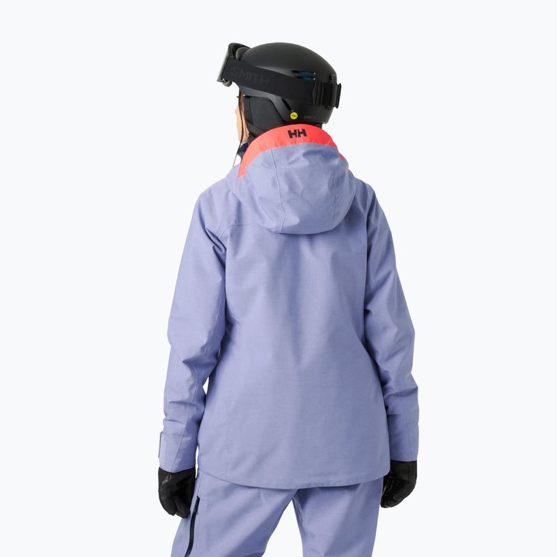 Giacca da sci da donna Helly Hansen Powderqueen 3.0 bright lavender 2