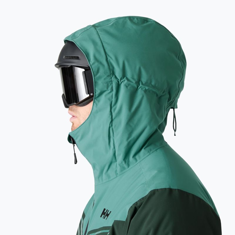 Giacca da sci da uomo Helly Hansen Alpine Inslated dark jungle 3