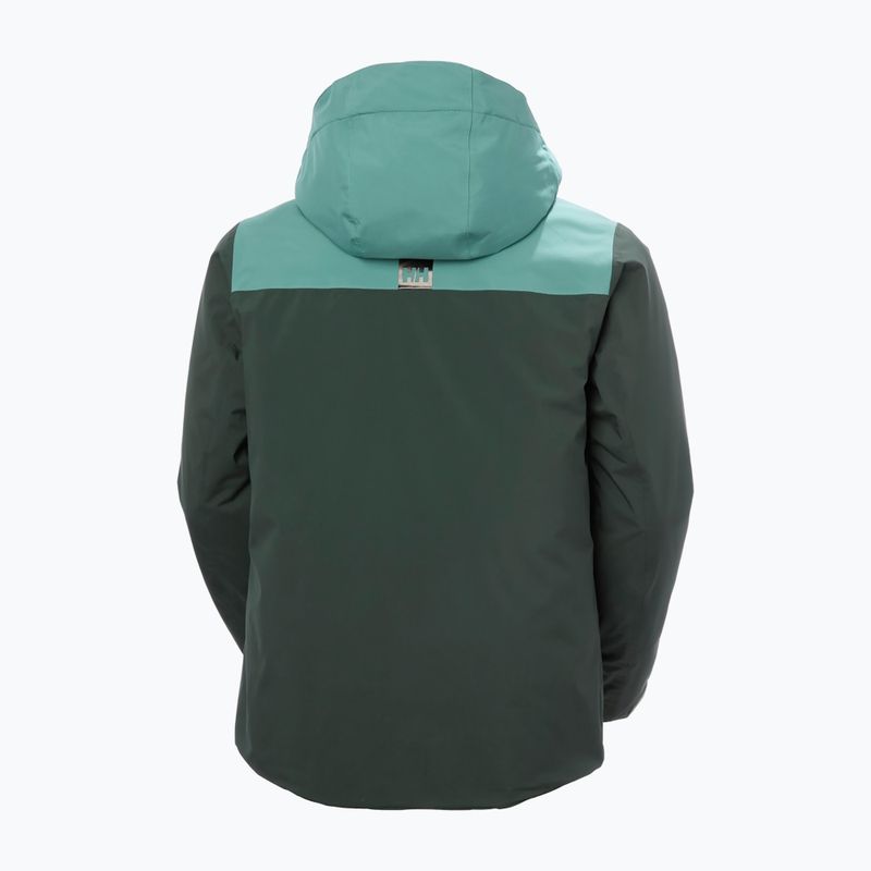 Giacca da sci da uomo Helly Hansen Alpine Inslated dark jungle 10