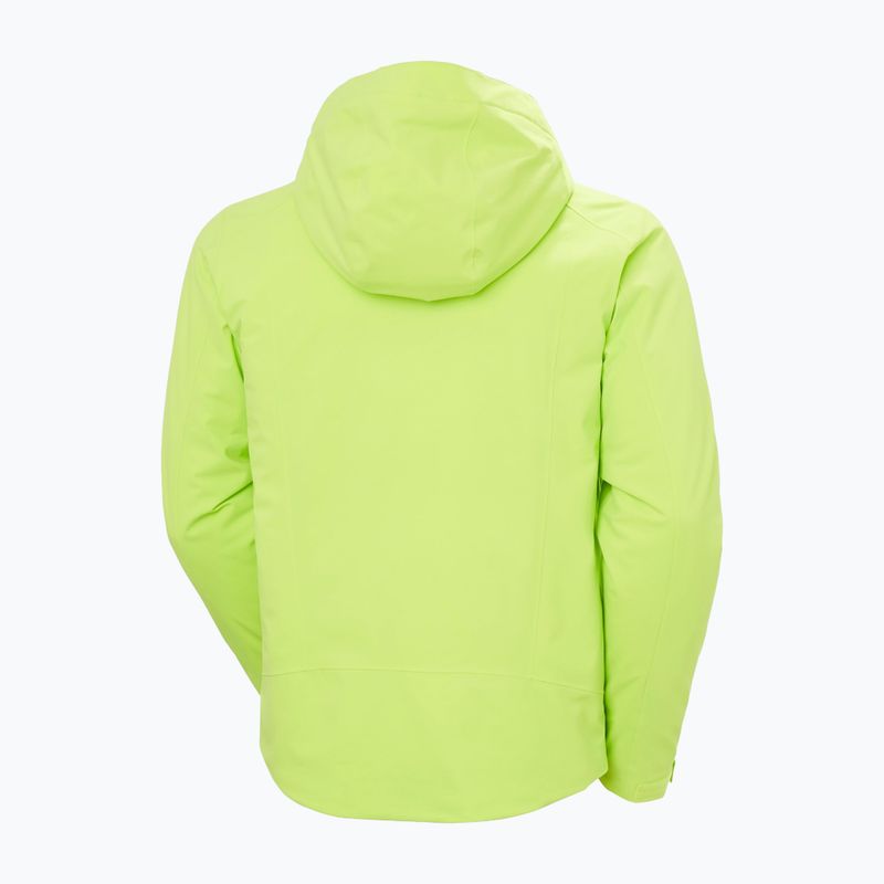Giacca da sci da uomo Helly Hansen Alpha 4.0 luminous green 10