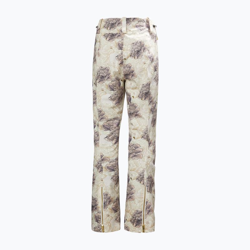 Pantaloni da sci da donna Helly Hansen St. Moritz Ins 2.0 purple clay sakura aop 2