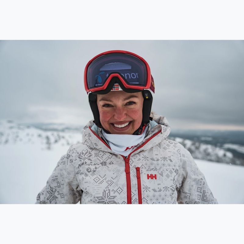 Giacca da sci da donna Helly Hansen Valdisere 3.0 cream new nordic aop 9